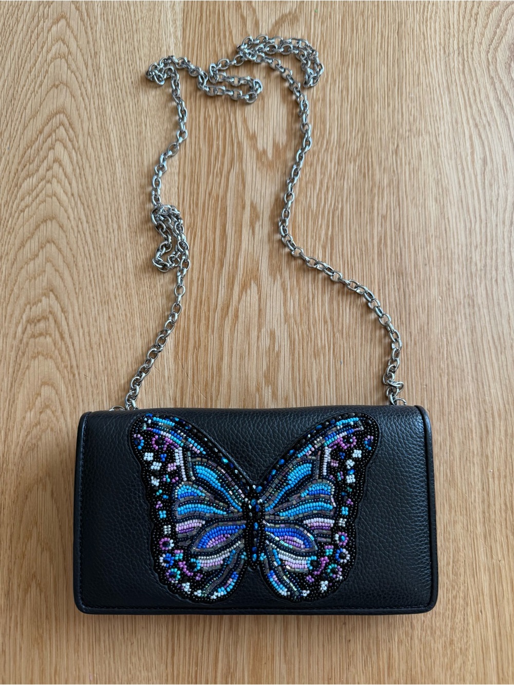 Brighton Butterfly Beaded Crossbody Bag